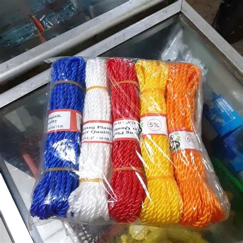 Jual Tali Tambang M Tali Tambang Warna Tebal Mm Shopee Indonesia