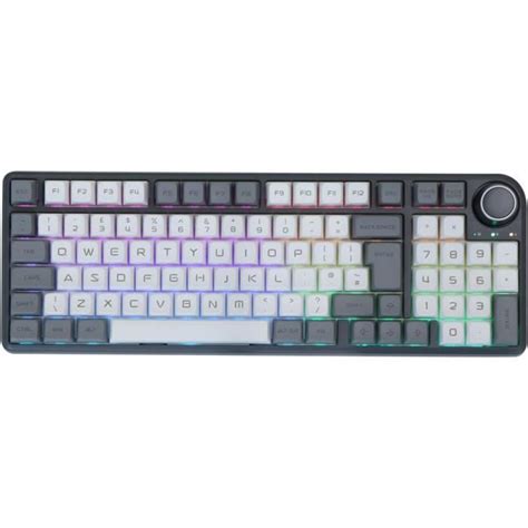Th96 Iso Layout Hot Swap 2 4 Ghz Bluetooth 5 0 Clavier De Jeu Mécanique Filaire Avec Rvb