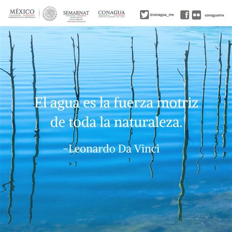 Conagua On Twitter El Agua Es La Fuerza Motriz De Toda La Naturaleza