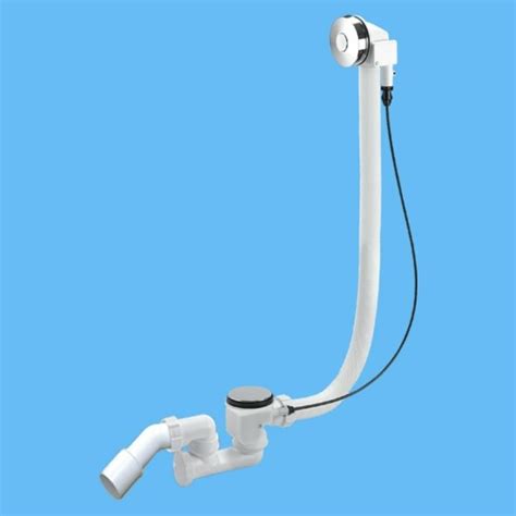 Полуавтомат McAlpine пластик, с нажимной кноп., с гибким соед ...