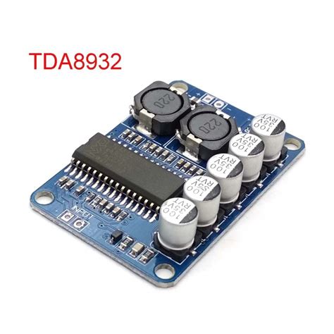 Szín: TDA8932 - Digitális teljesítményerősítő kártyamodul 35 W-os mono ...