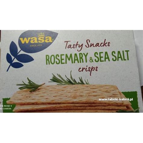 Ile Kcal Ma Pieczywo Chrupkie Tasty Snacks Rosemary Sea Salt Crisps