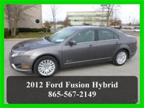 Buy Used 2012 Ford Fusion Hybrid 14k Miles Moonroof Htd Seats