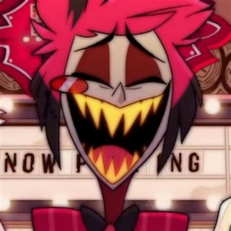 An Animated Character With Pink Hair And Fangs