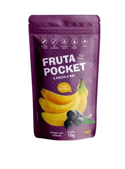 Kit 2X Snack de Açaí Banana Liofilizada Solo Snacks 20g