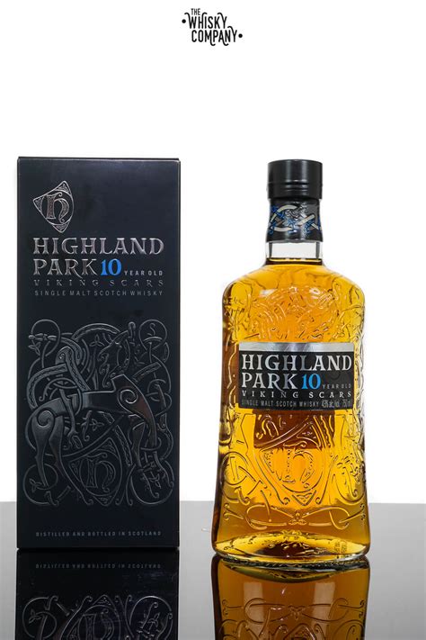 Highland Park Aged 10 Years Viking Scars Single Malt Scotch Whisky