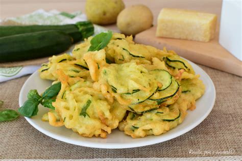 Frittelle Di Zucchine E Patate A Crudo Croccanti Antipasto Veloce