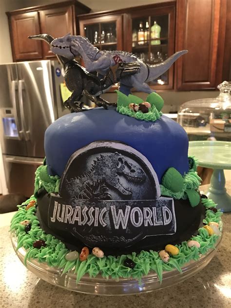 Jurassic World Birthday Cake Dinosaur Birthday Theme 7th Birthday Cakes King Birthday Cars