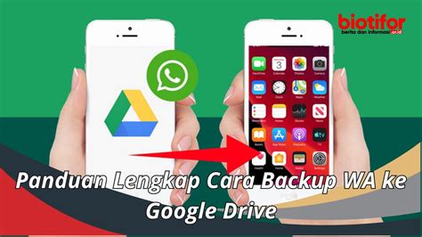 Panduan Lengkap Cara Backup WA Ke Google Drive