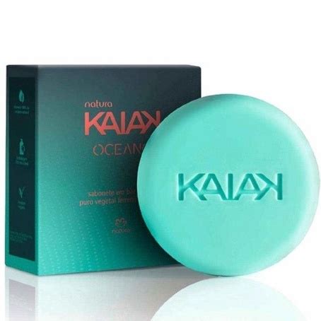 Sabonete Em Barra Puro Vegetal Kaiak Oceano Feminino Natura 90g