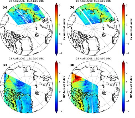 Figure 1 From Ozone Monitoring Instrument OMI UV Aerosol Index Data