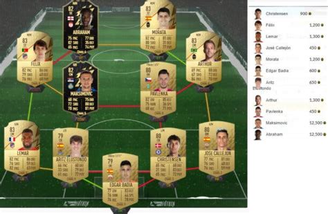 FIFA 22 Merecen la pena los SBC s Elección de jugador 84 y