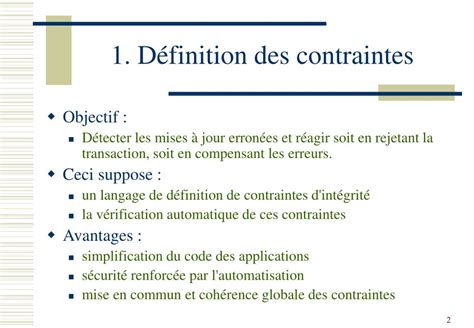 PPT Intégrité des données PowerPoint Presentation free download ID