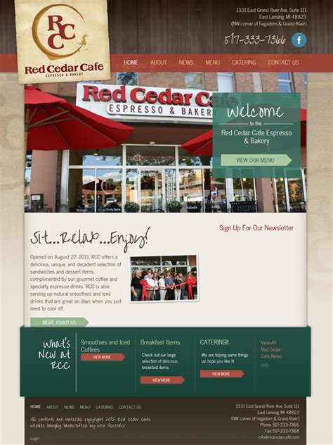 Red Cedar Cafe Web Ascender