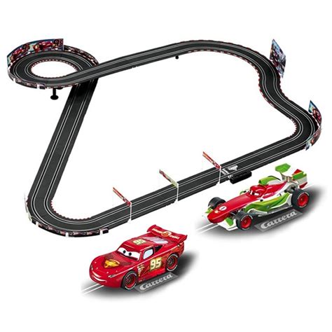 Carrera Go Disney Pixar Neon Racers Slot Car Racing Set Ca