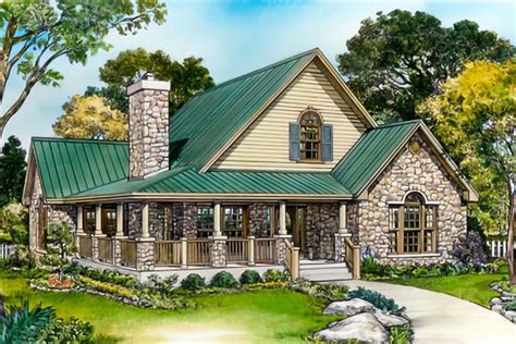 Plan 46015HC: Rustic Country Home Plan with Large Loft with Full Bath ...