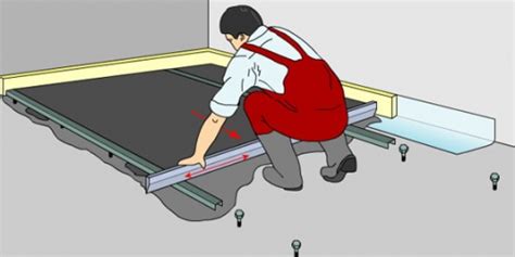 Устройство полусухой стяжки пола | Строительный портал