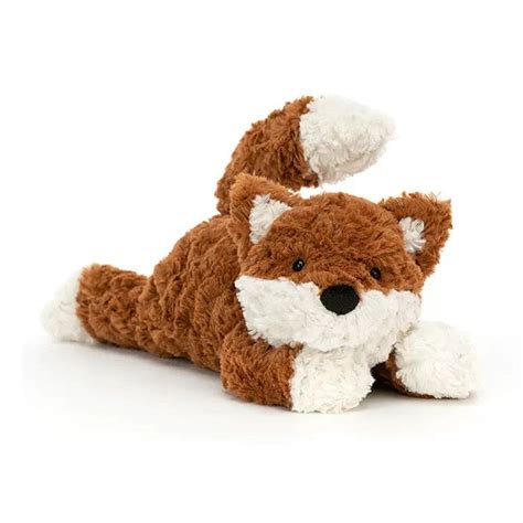 Мягкая игрушка Лис JELLYCAT Tumblie Fox 12*35cm - купить с доставкой по ...