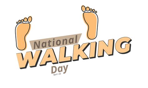 National Walking Day. background, banner, card, poster, template. Vector illustration. 36494379 ...