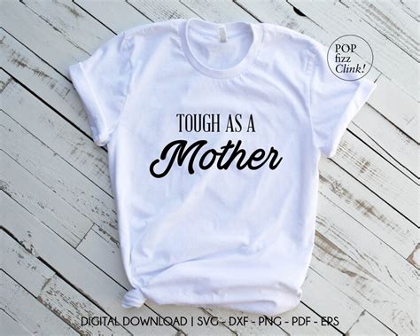 Tough As A Mother Svg Mom Life Svg Mom Png Girl Mama Svg Etsy