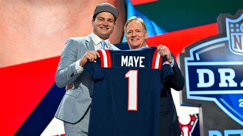 Patriots Select North Carolina Qb Drake Maye With No 3 Overall Pick In