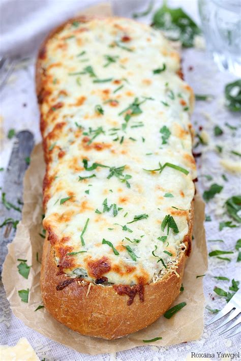 Spinach Artichoke Dip Stuffed Bread Recipe