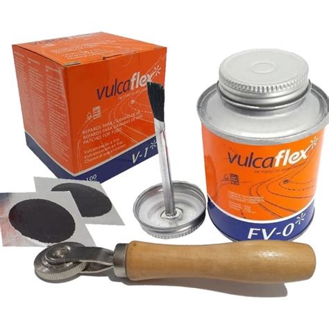 JOGO DE REMENDO VULCAFLEX V 1 COLA A FRIO FV 0 RODILHO Shopee Brasil