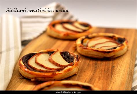 Sfogliatine Pere E Cioccolato Siciliani Creativi In Cucina