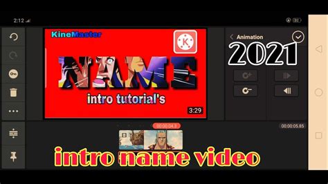 Paano Gumawa Ng Name Intro Sa Video Using Kinemaster Editor Tagalog