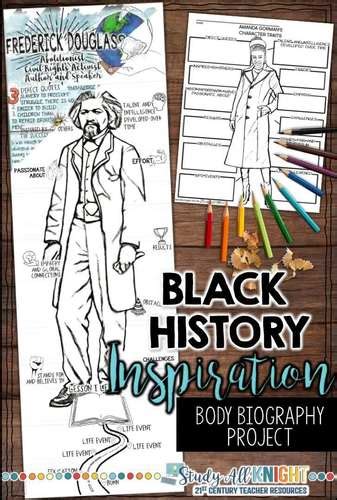 Black History Month Body Biography Project Bundle By Danielle Knight