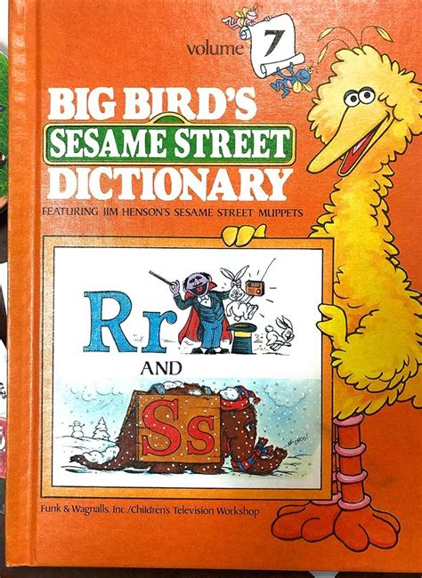 Big Bird S Sesame Street Dictionary Vintage Collectible 56 OFF