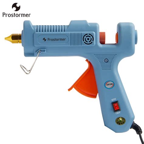 Prostormer 80W 150W Hot Melt Glue Gun Blue Heat Temperature Tool Industrial Glue Guns Thermo