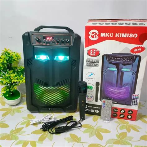 Jual Mkc Kimiso Speaker Bluetooth Karaoke Inch Speaker Bt Brain