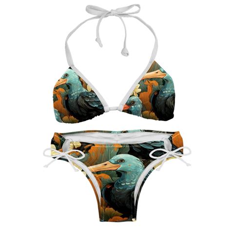 Platypus Women S Swim Suit Bikini Set With Detachable Sponge And