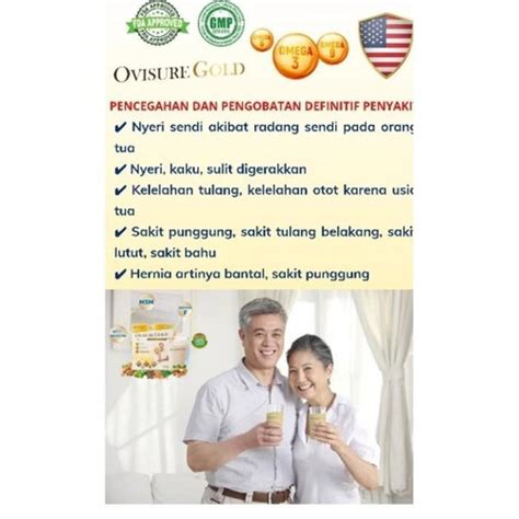 Jual Nr Ovisure Gold Milk Susu Vitamin Tulang Dan Sendi Paket Box