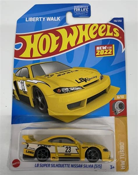 HOT WHEELS LB Super Silhouette Nissan Silvia S15 Yellow HW Turbo 4 76 PicClick UK