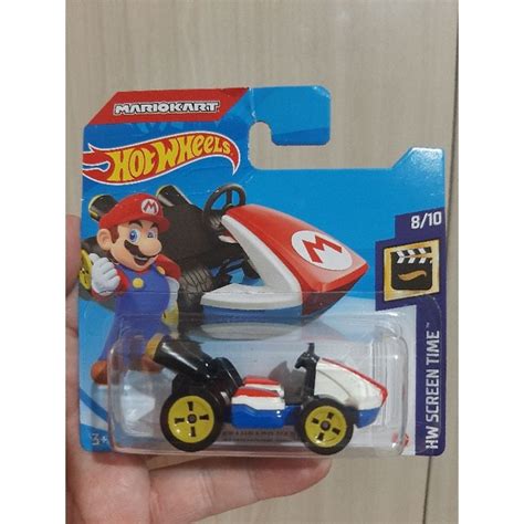 Hot Wheels Carrinho Mario Kart Mattel Nintendo Shopee Brasil