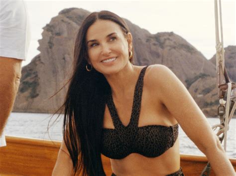 Demi Moore Sizzles In Black Bikini As She Flaunts Incredible Body Hot