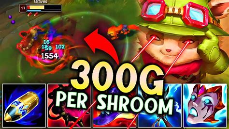 FIRST STRIKE TEEMO IS BROKEN 300g PER SHROOM YouTube