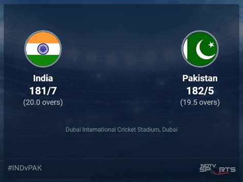 India vs Pakistan live score over Super Four - Match 2 T20 16 20 ...