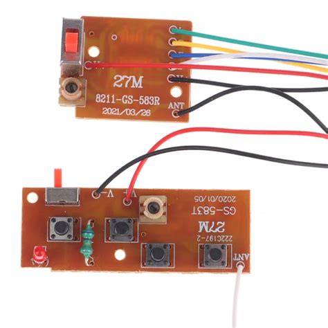 Ch Rc Remote Control Mhz Circuit Pcb Transmitter And Receiver Board