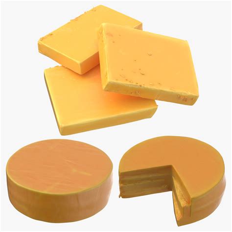 Cheddar Cheese 3d Model 59 Max Obj C4d Unitypackage Upk Unknown Free3d