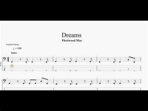 Fleetwood Mac Dreams Bass Tab Youtube
