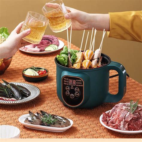 Electric Hot Pot Multicooker For Stews Soup And Rice