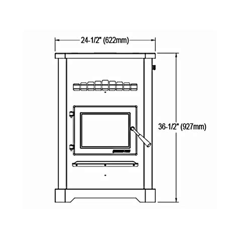 Quadra Fire Outfitter Ii Pellet Stove Bylers Stove Shoppe