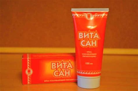 Крем Витасан при витилиго: описание и инструкция для детей и взрослых
