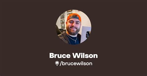 Bruce Wilson Instagram Facebook Linktree