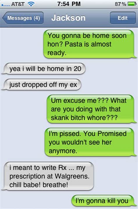 Hilarious Break Up Texts Team Jimmy Joe