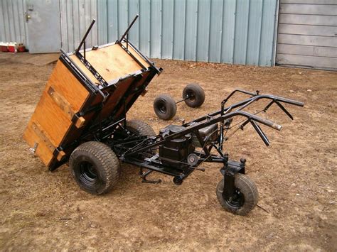 Homemade Power Wheelbarrow Trailer | DIY Go Kart