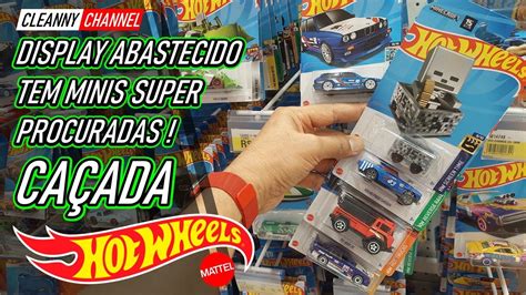 CAÇADA HOT WHEELS GARIMPANDO no EXPOSITOR ABASTECIDO PT BR Cleanny channel YouTube